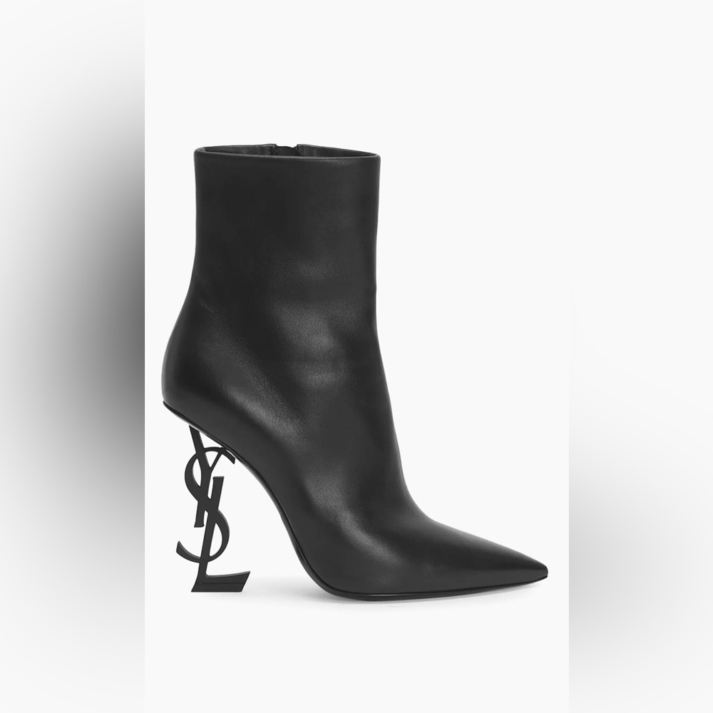 Yves Saint Laurent Black Heeled Boots
